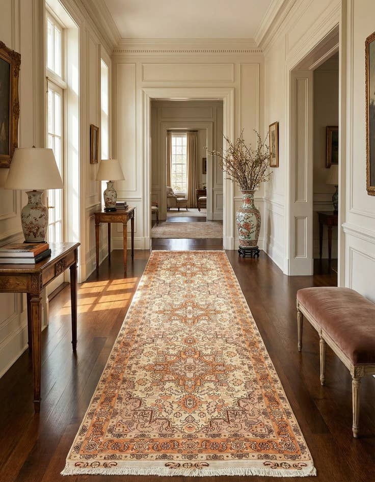 Detail image of  2' 9 x 10' 4 Tabriz Runner Rug