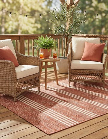 4' x 6' Easy-Clean Jill Zarin Anguilla Indoor / Outdoor Rug