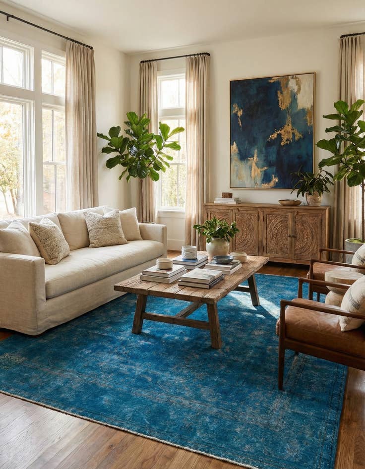 Detail image of  9' 9 x 12' 8  Hand Knotted Ultra Vintage Persian Wool Rug