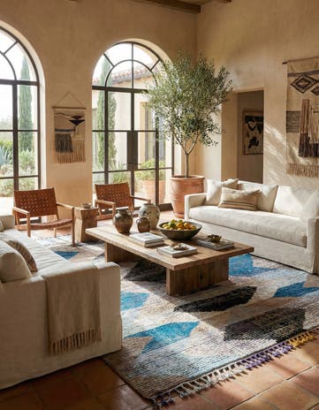 9' 1 x 12' 1 Hand Knotted Moroccan Wool Rug