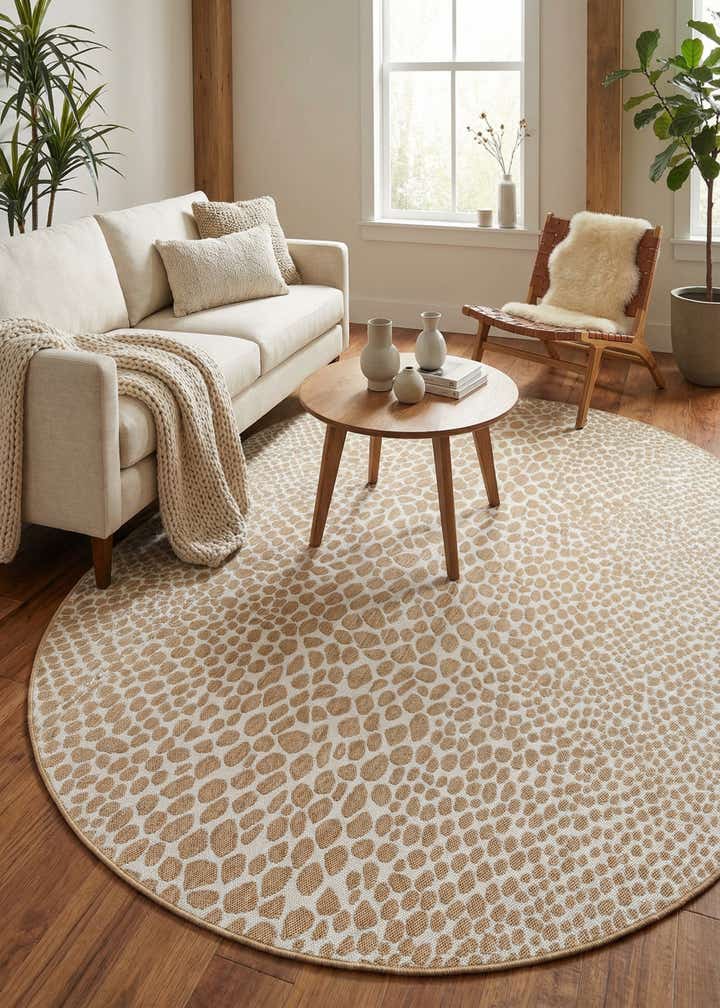 7' 10 x 10' Easy-Clean Jill Zarin Cape Town Indoor / Outdoor Oval Rug
