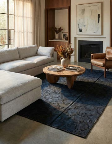 7' 10 x 9' 11 Hand Woven Kilim Modern Wool Rug