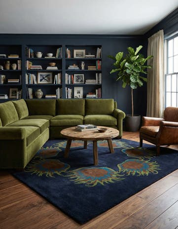 7' 5 x 7' 6 Luna Wool Square Rug