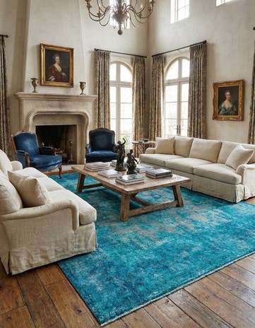 9' 11 x 12' 7 Vintage Royal Wool Rug