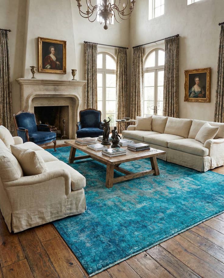 Detail image of 9' 11 x 12' 7 Vintage Royal Wool Rug