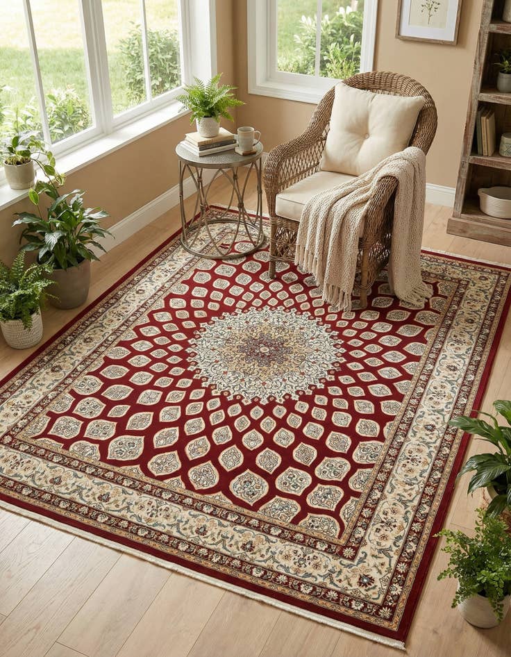 Detail image of 10' x 13' Nain Design Rug