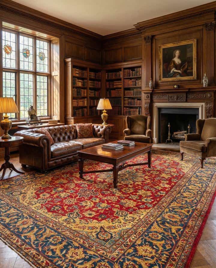 8' 11 x 12' Hossainabad Rug