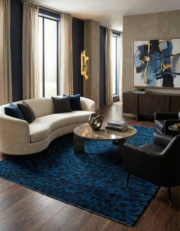 6' 3 x 9' 9 Hand Knotted Darya Wool Rug