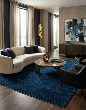 6' 3 x 9' 9 Hand Knotted Darya Wool Rug