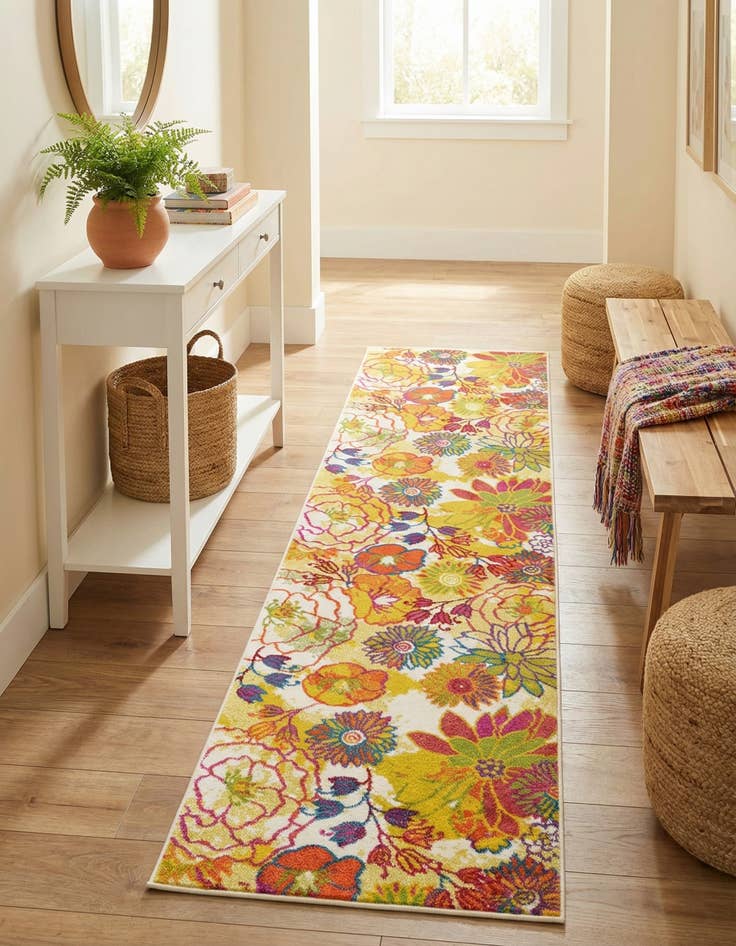 Detail image of 2' 7 x 10' Florence Runner Rug