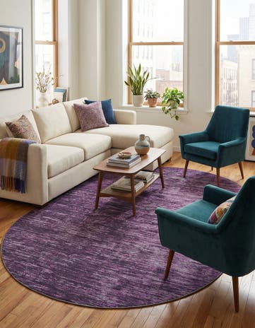 7' 6 x 10' 6 Asha Oval Rug