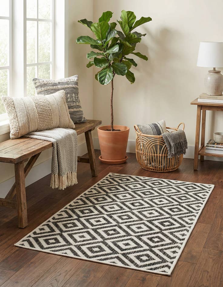 Detail image of 2' x 3'  Washable Jill Zarin Costa Rica Indoor / Outdoor Rug