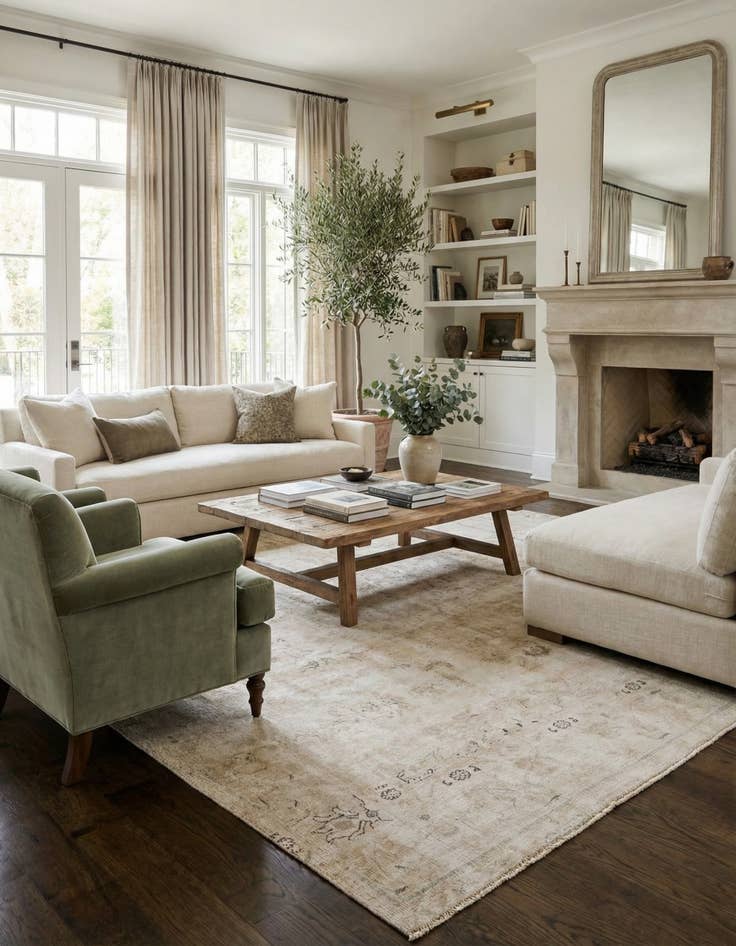 Detail image of 9' 3 x 12' 2  Hand Knotted Ultra Vintage Persian Wool Rug