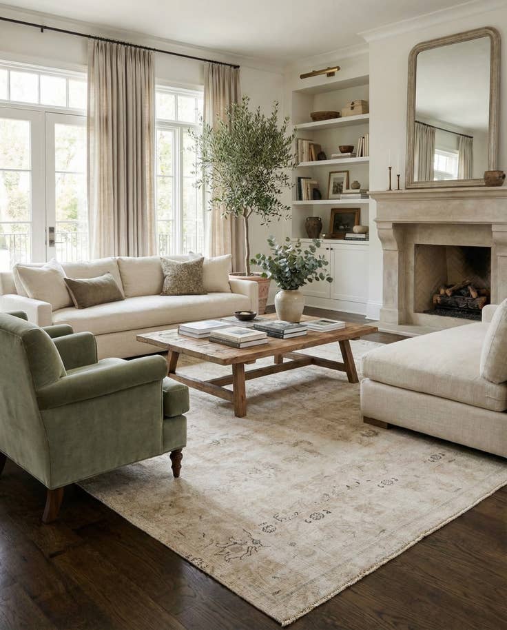 Detail image of 9' 3 x 12' 2 Hand Knotted Ultra Vintage Persian Wool Rug