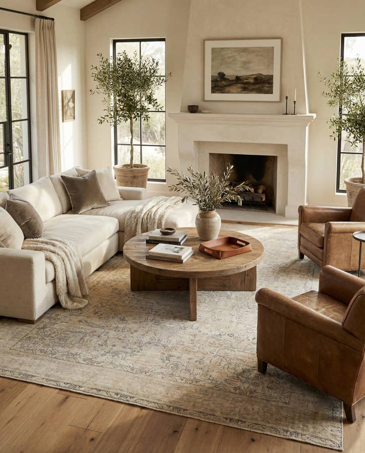 Detail image of 7' 9 x 11' Hand Knotted Ultra Vintage Persian Wool Rug