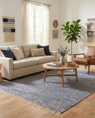  9' x 12'  Hand Woven Braided Jute Rug