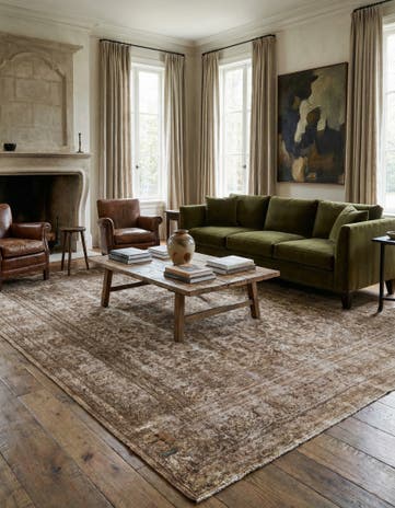 9' 6 x 12' 3 Hand Knotted Ultra Vintage Persian Wool Rug