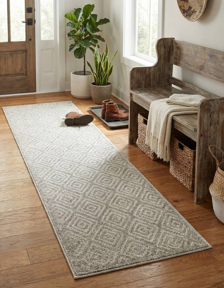 Detail image of  2' x 6'  Washable Sabrina Soto Indoor / Outdoor Runner Rug