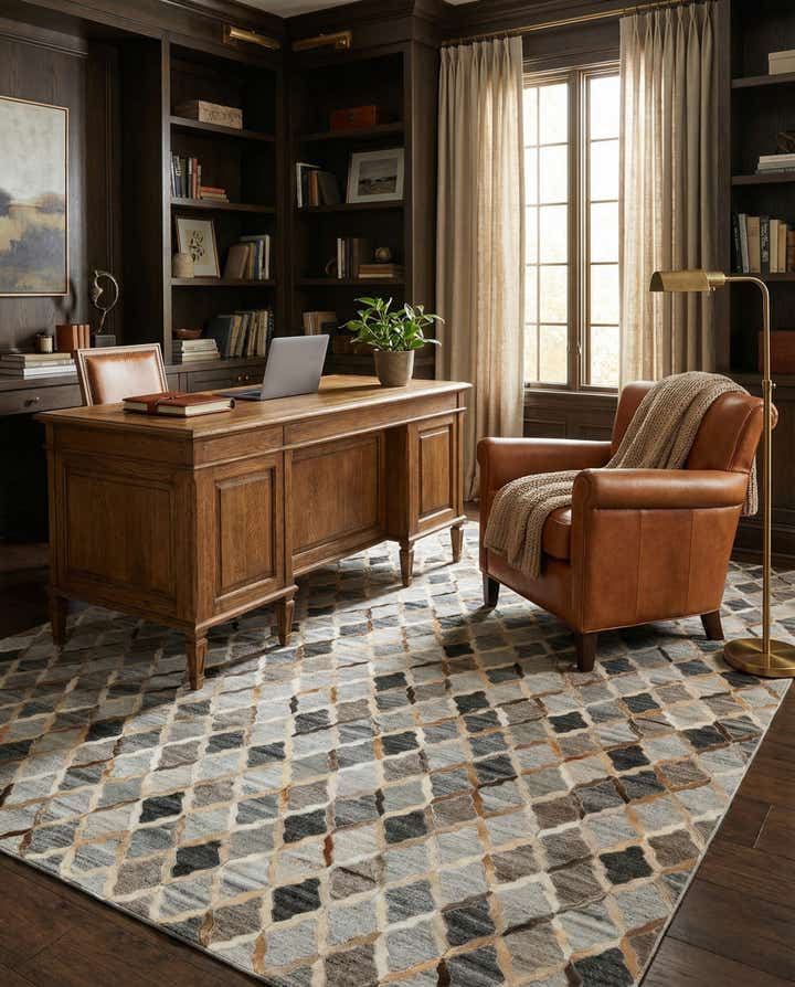 8' x 9' 10 Cowhide - Patchwork Rug