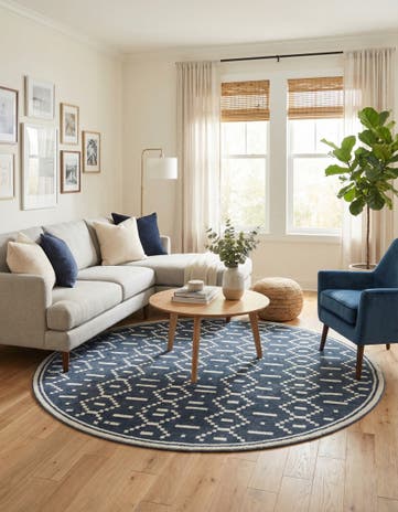 7' 10 x 7' 10 Oslo Round Rug