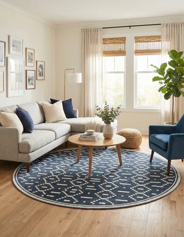 7' 10 x 7' 10 Oslo Round Rug
