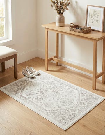 Cream Oxford Rug