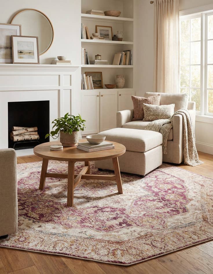 Detail image of 7' 10 x 7' 10 Deepa Octagon Rug