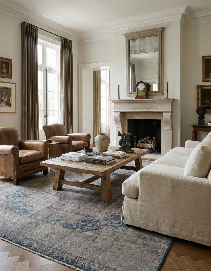 Detail image of 9' 8 x 12' 2  Hand Knotted Ultra Vintage Persian Wool Rug