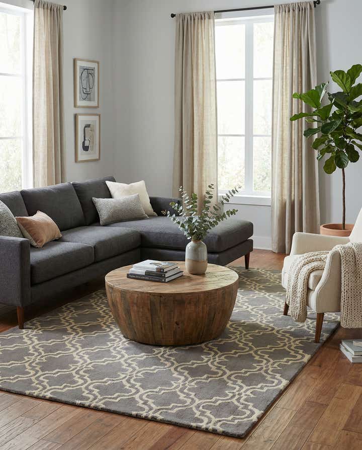 6' 1 x 9' Luna Wool Rug