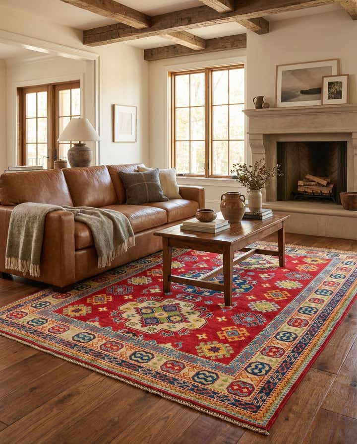 5' 2 x 7' Hand Knotted Kazak Rug