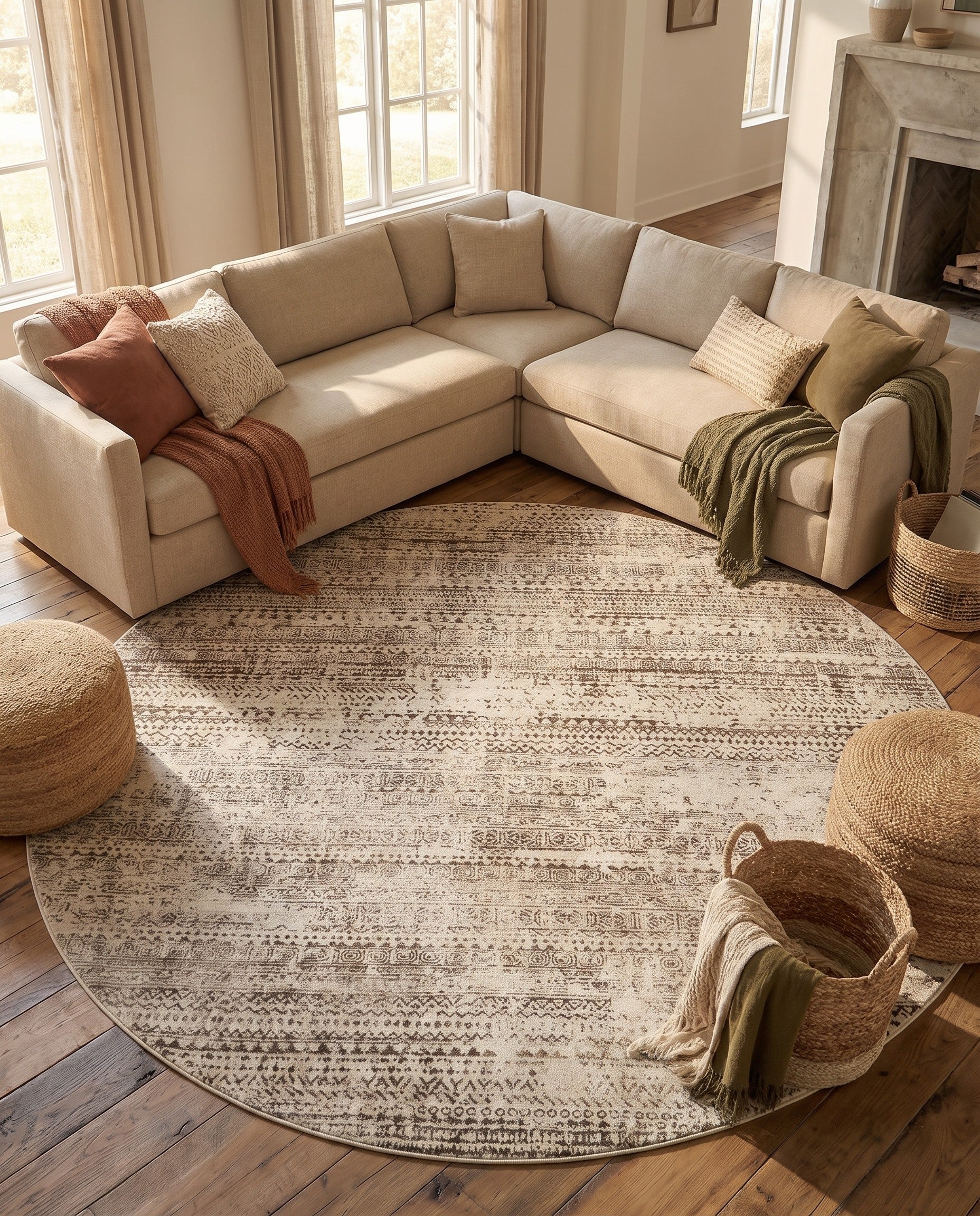 10' x 10' Hermitage Round Rug