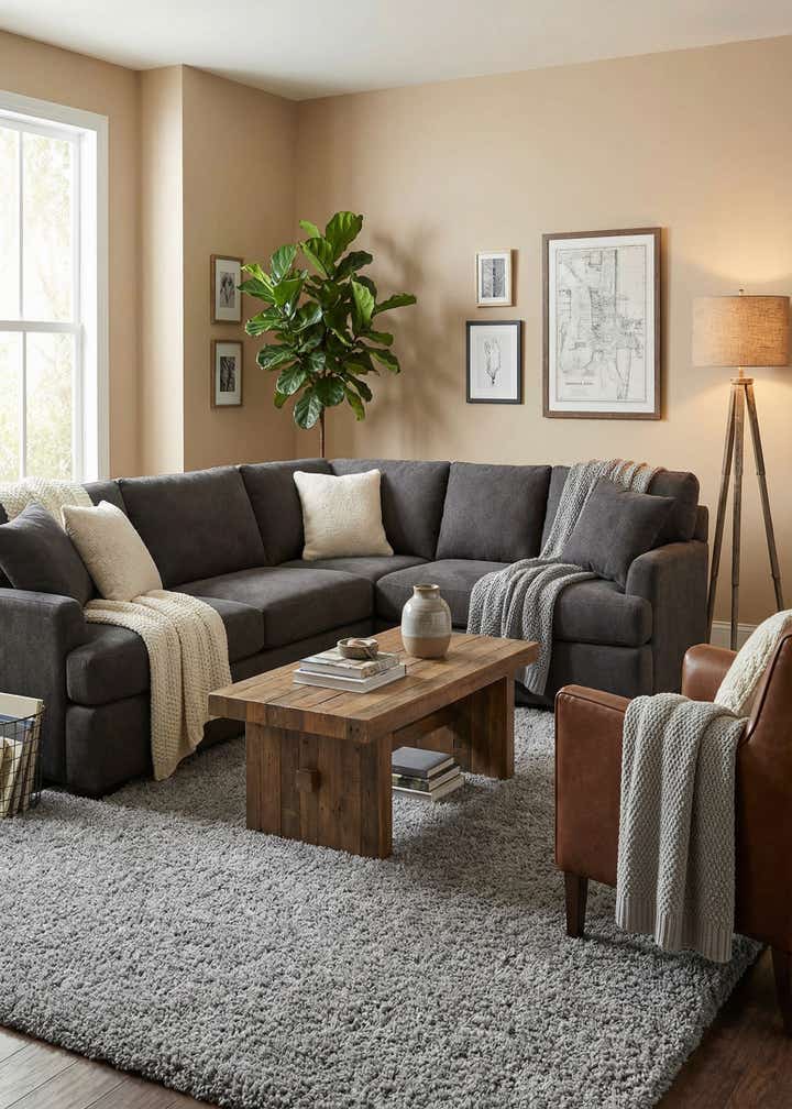 8' 8 x 12' Zermatt Shag Rug