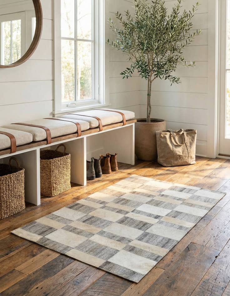 Detail image of 2' x 3' 1 Cowhide Rug