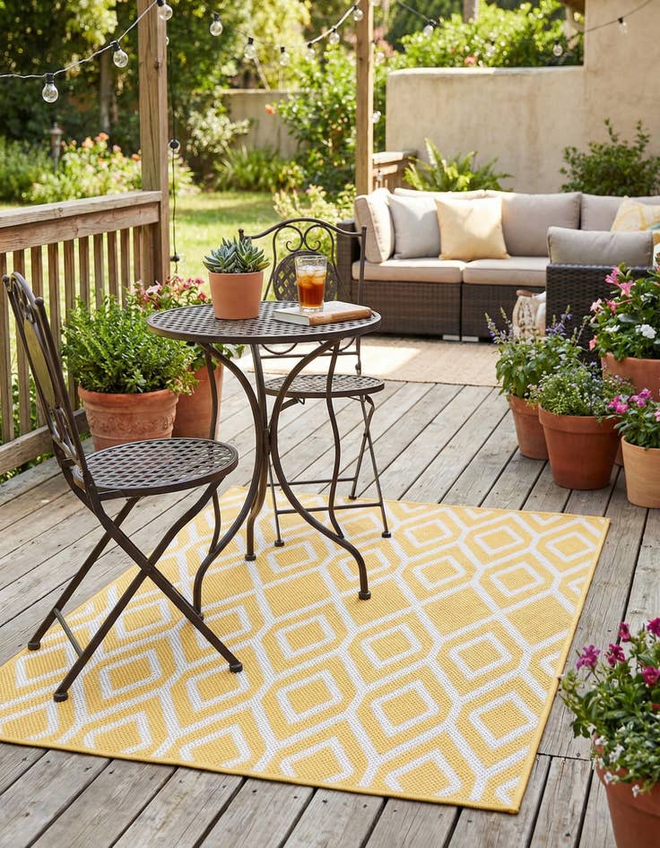 Detail image of 2' x 3'  Washable Jill Zarin Turks and Caicos Indoor / Outdoor Rug