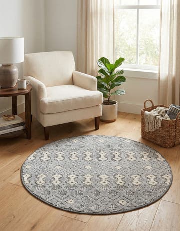 3' 3 x 3' 3 Arlo Round Rug