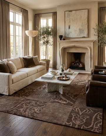 5' 11 x 8' Hand Knotted Darya Wool Rug