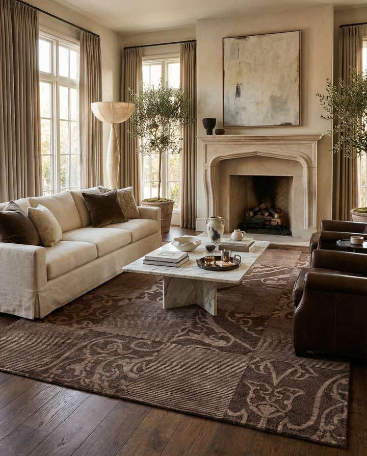 5' 11 x 8' Hand Knotted Darya Wool Rug