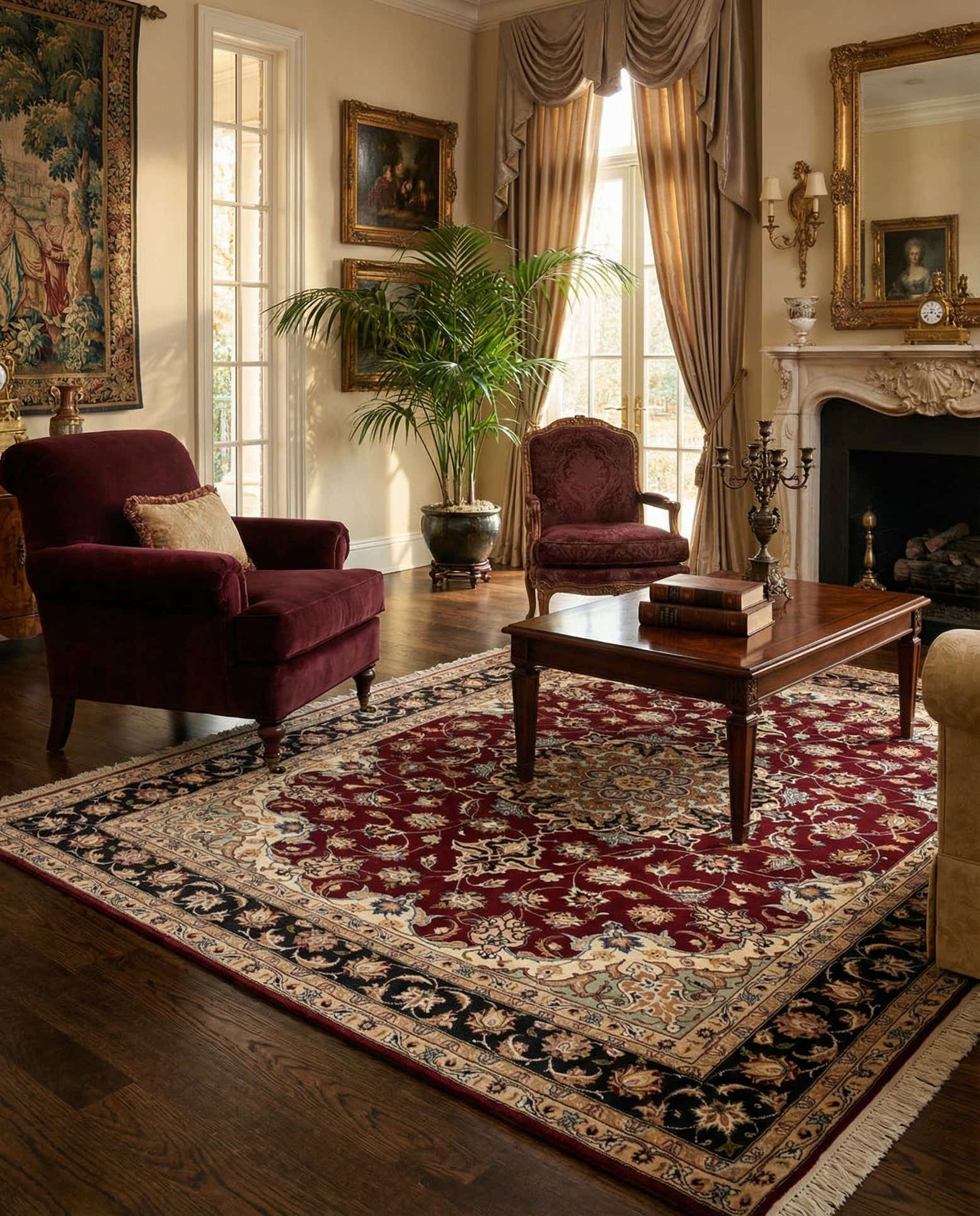 5' 1 x 6' 6 Tabriz Rug