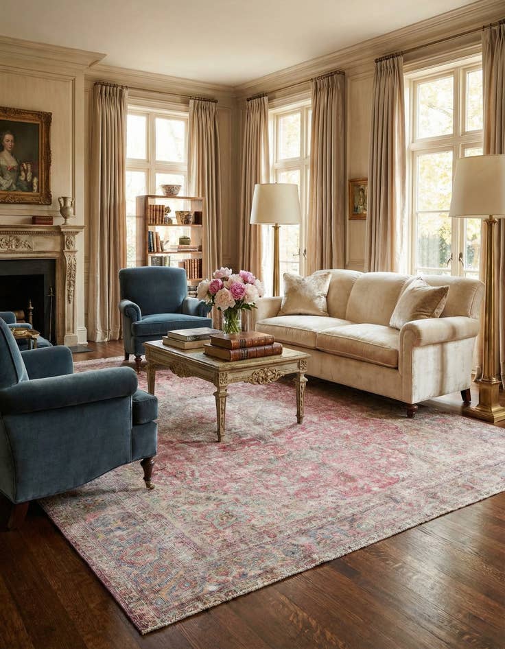 Detail image of  9' 9 x 12' 6  Hand Knotted Ultra Vintage Persian Wool Rug