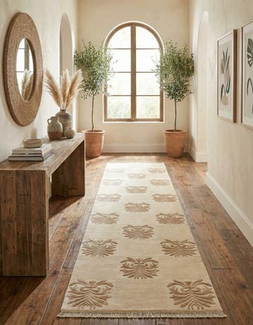 3' 3 x 13' 4 Hand Knotted Darya Wool Runner Rug