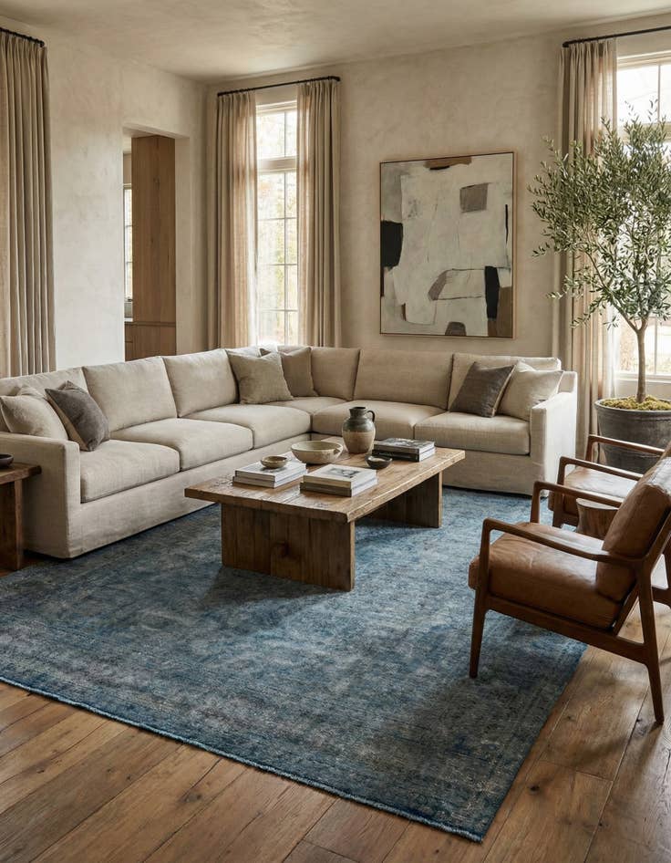 Detail image of 9' 7 x 12' 8  Hand Knotted Ultra Vintage Persian Wool Rug