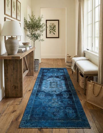 2' 10 x 7' 9 Hand Knotted Ultra Vintage Persian Wool Runner Rug