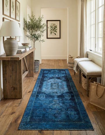 2' 10 x 7' 9 Hand Knotted Ultra Vintage Persian Wool Runner Rug