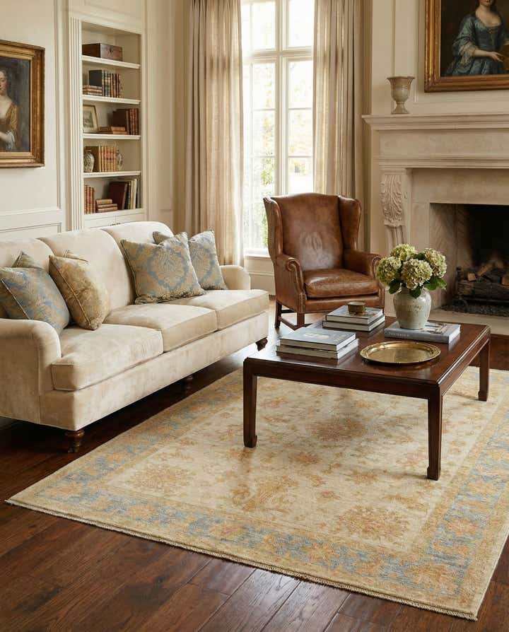 5' 1 x 6' 6 Kaizar Wool Rug