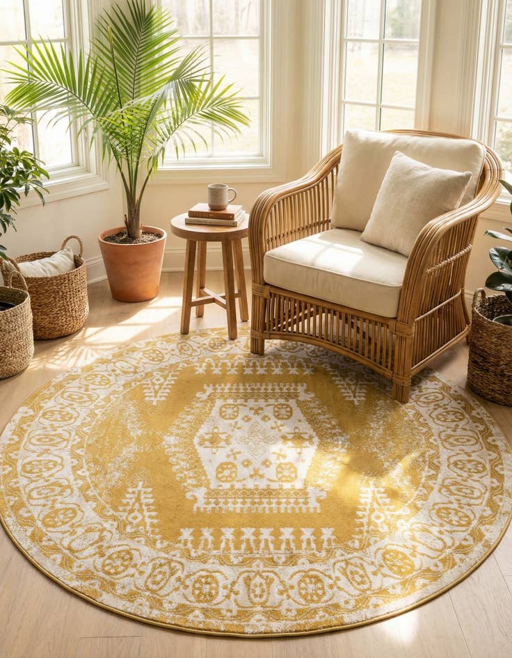 Detail image of  8' x 8' Eden Round Rug