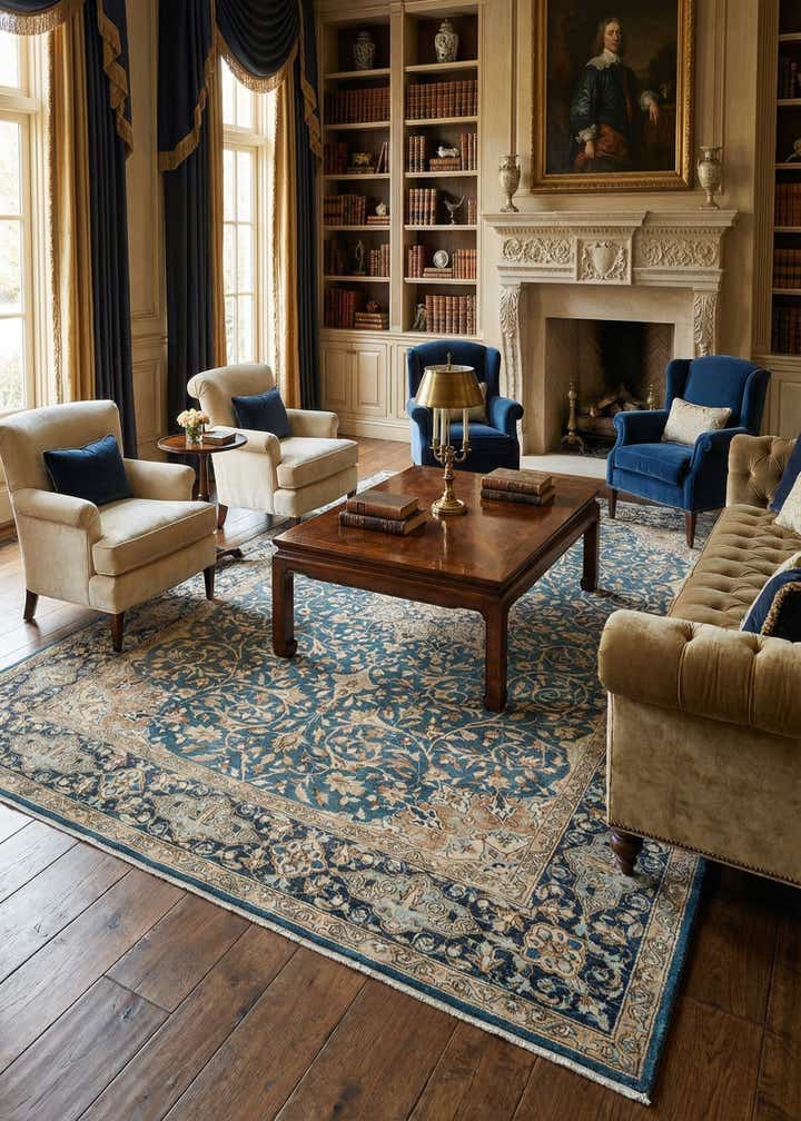 6' 10 x 10' 4 Vintage Royal Rug