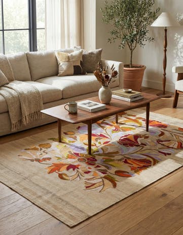 5' 10 x 8' 1 Hand Woven Kilim Modern Rug