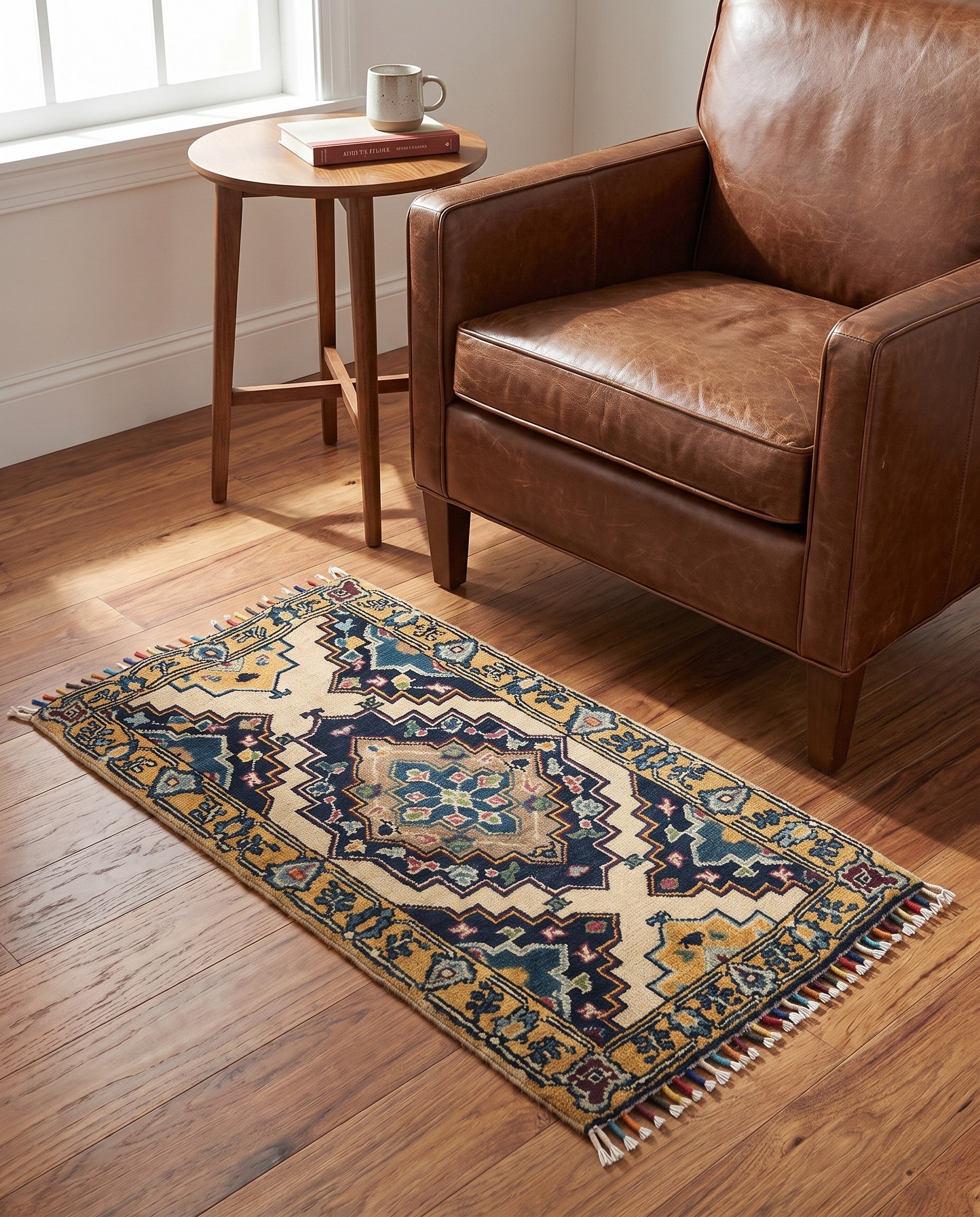 1' 9 x 3' 3 Hand Knotted Ariana Ziegler Rug