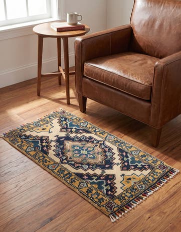 1' 9 x 3' 3 Hand Knotted Ariana Ziegler Rug
