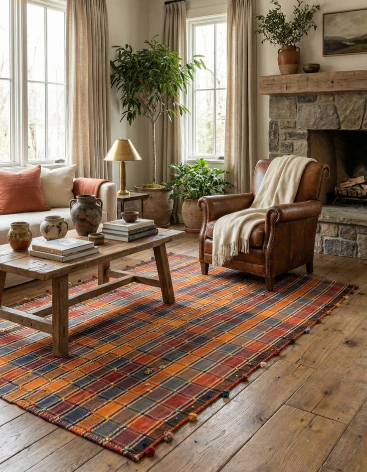 Detail image of 4' 3 x 7' 7 Jajim Rug